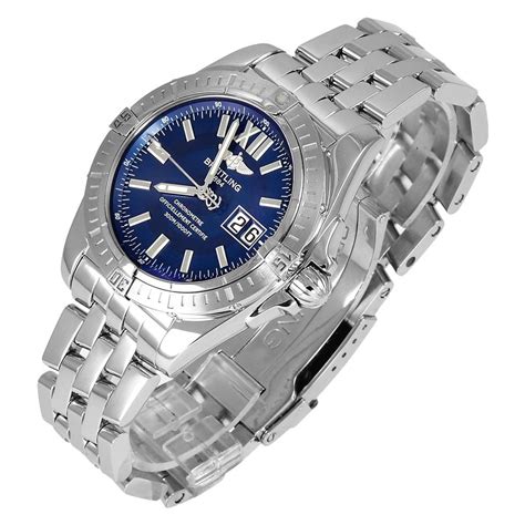 breitling galactic 41 blue dial.